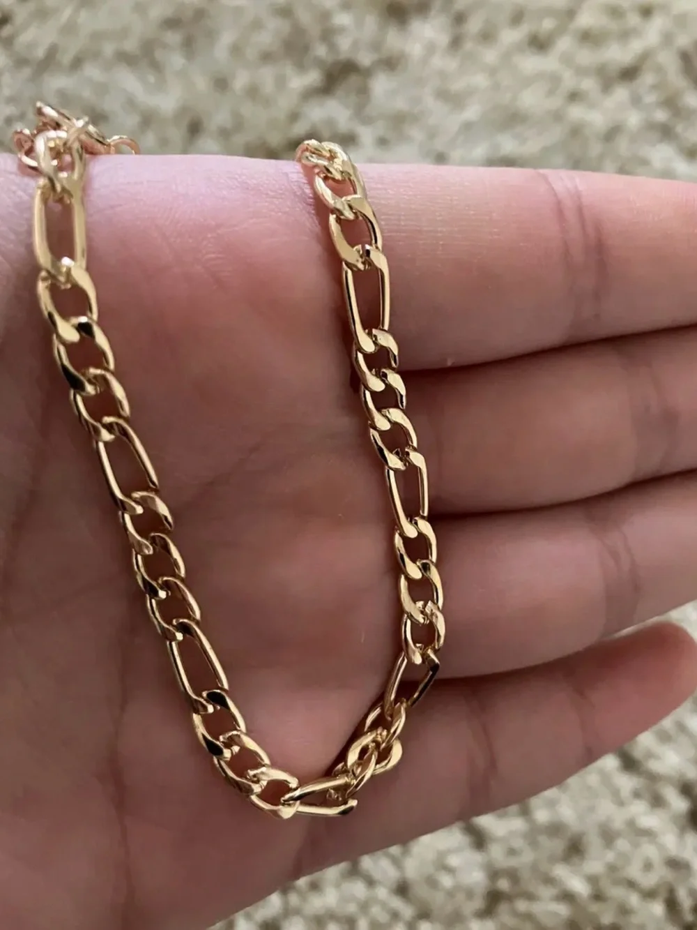Gold Figaro Bracelet